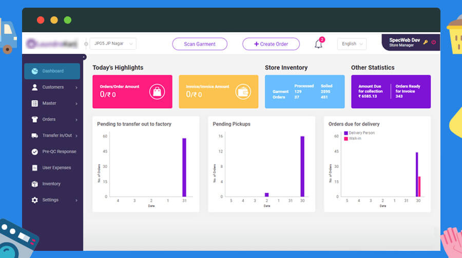 Laundry Management Software